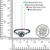 Art Deco Oval Trillium Ring