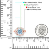 Vintage Style Round Natural Stone Cocktail Ring