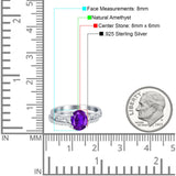 Two Piece Oval Solitaire Ring 