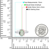 Art Deco Oval Natural Stone Wedding Ring