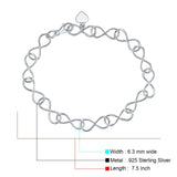 Infinity Link Chain Bracelet