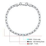 Paperclip Link Adjustable Bracelet
