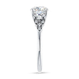 IGI Certified Round 1 Carat Lab Grown Diamond Trio Ring