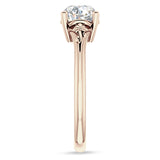 IGI Certified Round 1 Carat Lab Grown Diamond Flower Ring