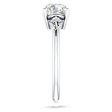 IGI Certified Round 1 Carat Lab Grown Diamond Flower Ring