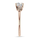 IGI Certified Round 1 Carat Lab Grown Diamond Art Deco Ring