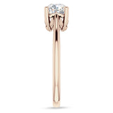 IGI Certified Round 2 Carat Lab Grown Diamond Art Deco Solitaire Ring