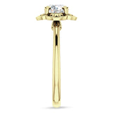 IGI Certified Round 2 Carat Lab Grown Diamond Art Deco Solitaire Ring