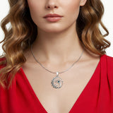 Evil Eye & Eye Of Horus Pendant Necklace