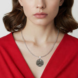  Sun, Moon & Snake Pendant Necklace