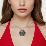  Aztec Wolf Pendant Necklace