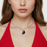  Yin And Yang Pendant Necklace