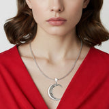 Moon & Vines Pendant Necklace