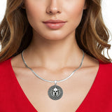 Viking Helmet Pendant Necklace