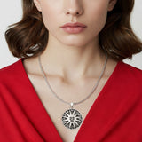  Sun & Runes Pendant Necklace