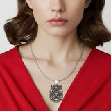  Skulls Pendant Necklace