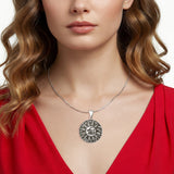  Sun, Moon & Zodiacs Charm Pendant Necklace