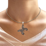 Butterfly Pendant Necklace