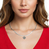 Filigree Heart Pendant Necklace