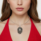 Medusa Pendant Necklace