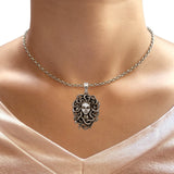 Medusa Pendant Necklace