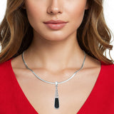 Oxidized Filigree Pendant 