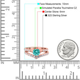 Two Piece Round CZ Ring