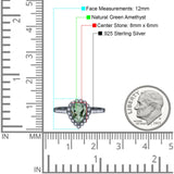 Art Deco Teardrop Pear Ring