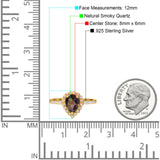 Art Deco Teardrop Pear Ring