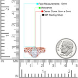 Art Deco Oval Natural Stone Twisted Ring