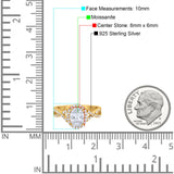 Art Deco Oval Natural Stone Twisted Ring