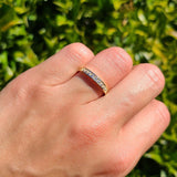 Half Eternity Stackable Wedding Band