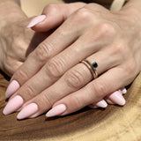 Two Piece Round Solitaire Eternity Gold Ring