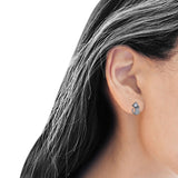 Cat Bow Stud Earring