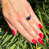 Art Deco Cushion Cut Halo Infinity Twist Ring