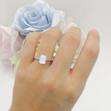 Art Deco Emerald Cut Ring