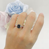 Art Deco Emerald Cut Ring