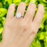 Three Stone Oval Ring