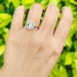 Three Stone Oval Ring