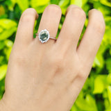Three Stone Oval Ring