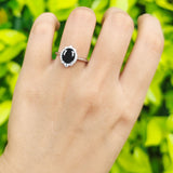 Three Stone Oval Ring