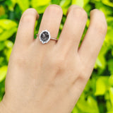 Three Stone Oval Ring