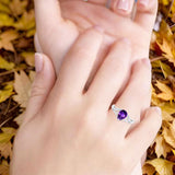 Art Deco Pear Teardrop Natural Stone Ring