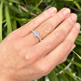 Petite Dainty Round Natural Stone Ring