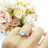 Oval Split Shank Twisted Ring