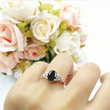 Oval Split Shank Twisted Ring