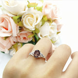 Oval Split Shank Twisted Ring