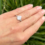 Vintage Style Pear Teardrop Natural Stone Ring