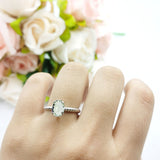 Oval Natural Stone Braided Twisted Ring