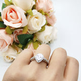 Pear Natural Stone Beaded Ring